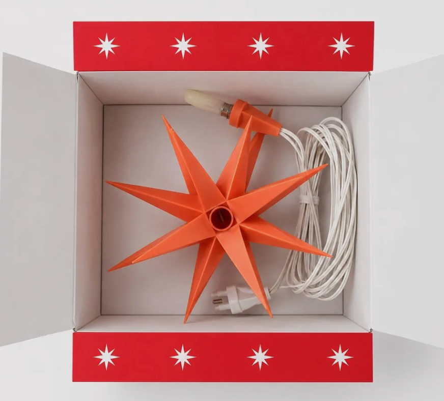 Herrnhuter Stern Sonderedition 2026 Miniaturstern apricot 8 cm
